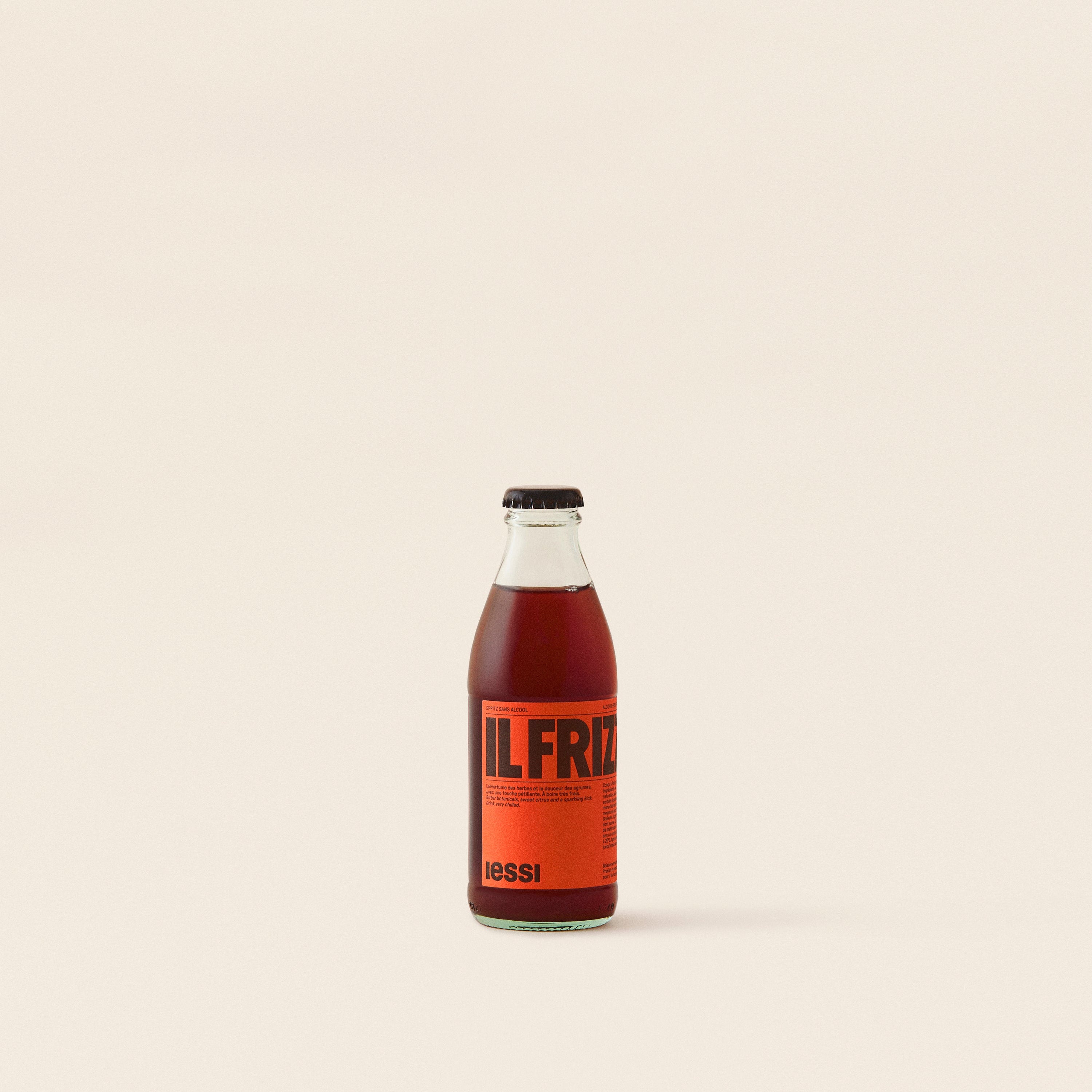 bouteille du spritz sans alcool italien IESSI il Frizzante 